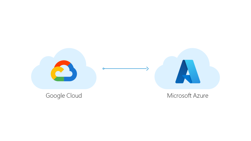 Google cloud to azure